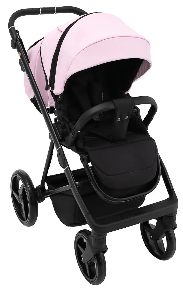 Детская коляска 2 в 1 Adamex Blanc Eco SA-16 розовый